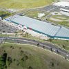 Bunnings Boolaroo/Glendale from the air, in the back of the image Costco Boolaroo.